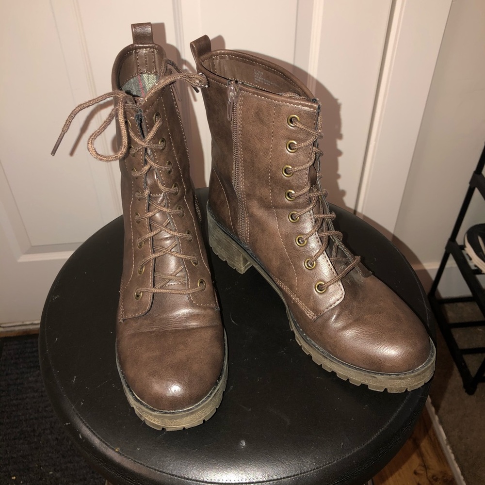 Madden Girl Eloisee Ankle Combat Boots